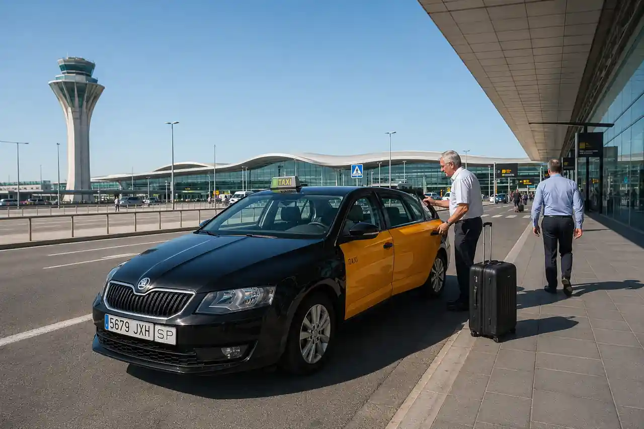 Vehículo de traslado privado del Aeropuerto de Barcelona a Gavà